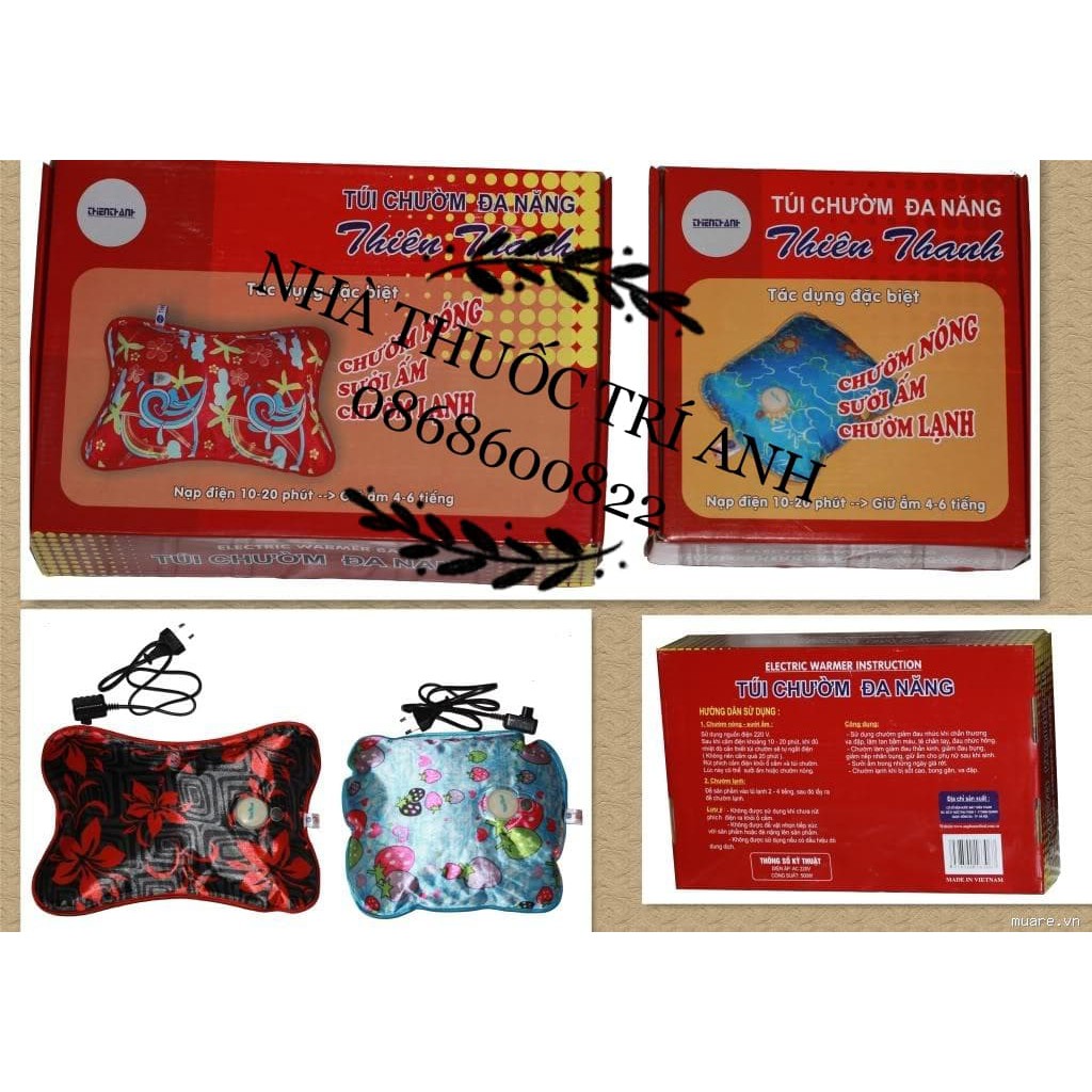 TÚI CHƯỜM SƯỞI ẤM THIÊN THANH CỠ TO ĐA NĂNG NANG 2,5KG