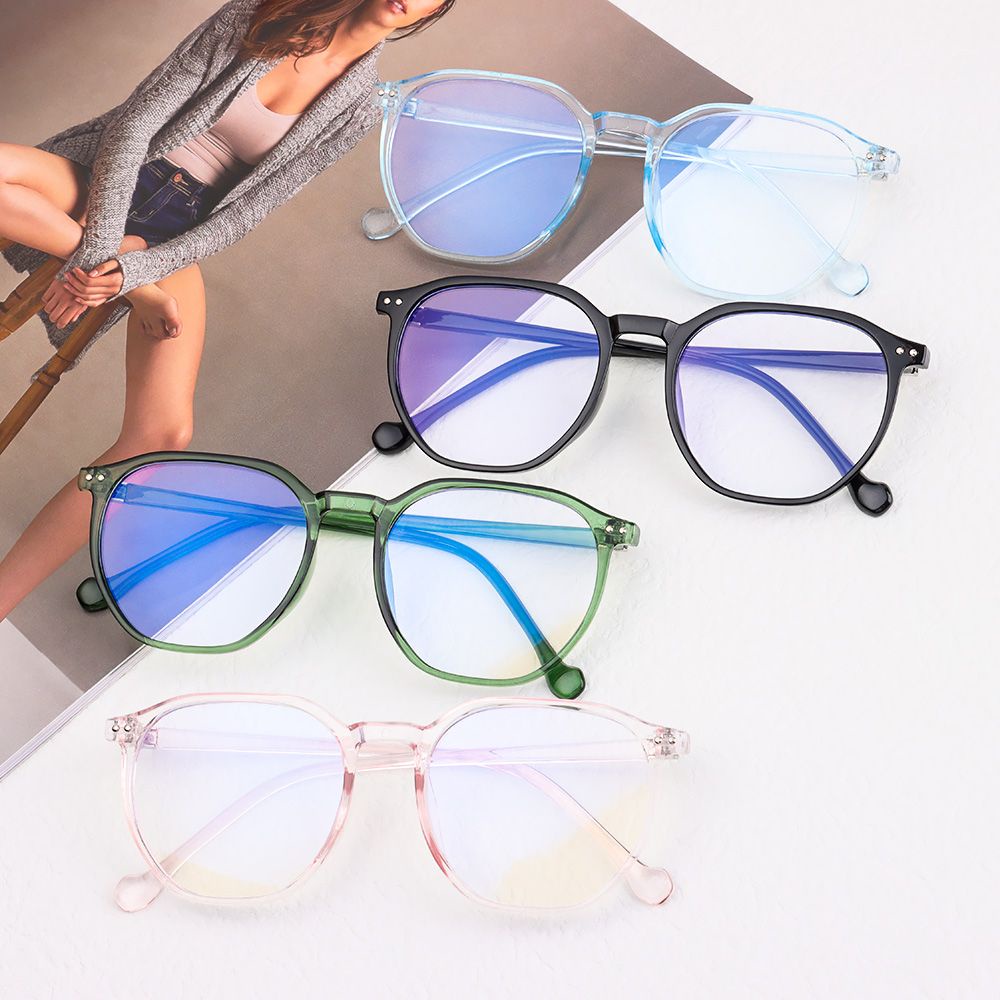 MOILY Vision Care Computer Goggles Women Myopia Glasses Anti-UV Blue Rays Glasses Fashion Eyeglasses Unisex Eyewear Optical Glasses/Multicolor