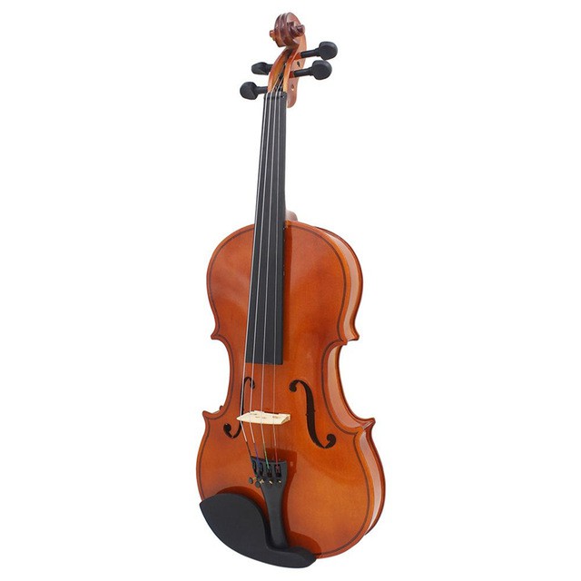 Đàn Violin ShangHai-0005893 dành cho Người Mới Tặng Hộp đựng đàn cao cấp, sáp rosin, cây vĩ, khăn lau Nâu đỏ nhiều Size