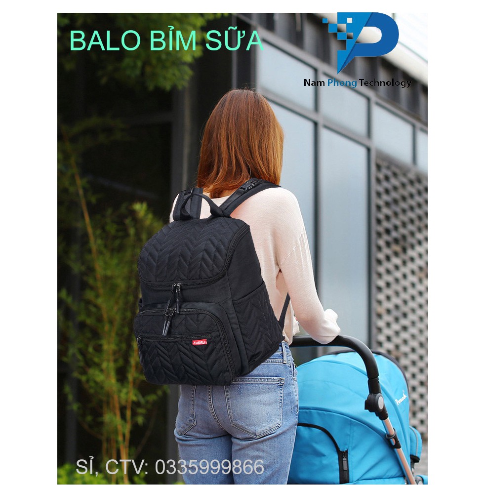 BALO BỈM SỮA MẸ VÀ BÉ - BALO DU LỊCH ĐA CHỨC NĂNG