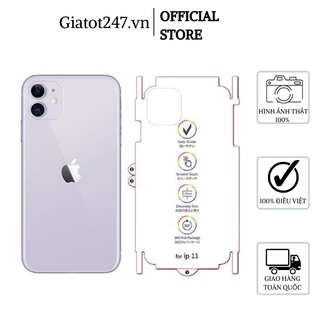 Miếng dán ppf iPhone trong full viền mặt sau,bảo vệ lưng chống trầy cho dòng 6/7/8 678 Plus/ X/ Xs Max