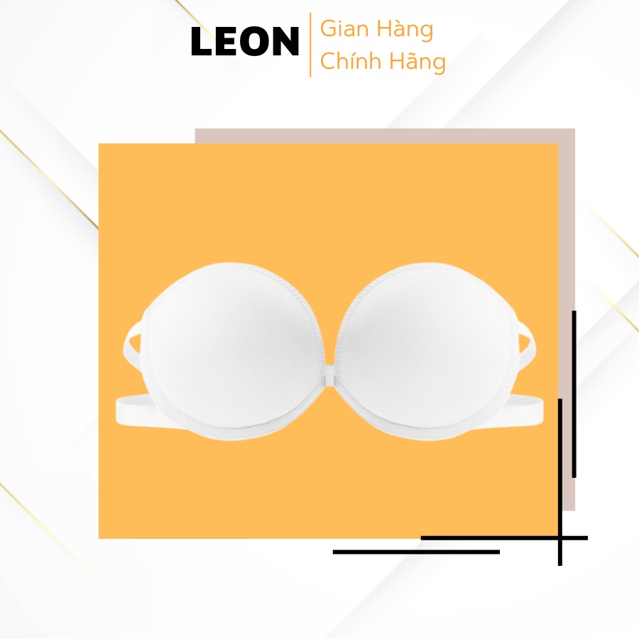 Áo Ngực Su Cúp Ngang Không Dây Nâng Ngực Cài Sau LEON 750