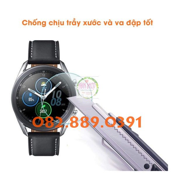 [Mua 1 tặng 1] Dán cường lực nano Samsung Watch Active 3-41mm/ 45mmm trong suốt, siêu bảo vệ