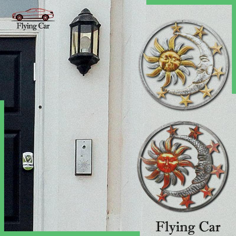 Mô Hình Mặt Trời Mặt Trăng Kim Loại 11 &quot;Lzdjfmy2 Trang Trí Nhà Cửa