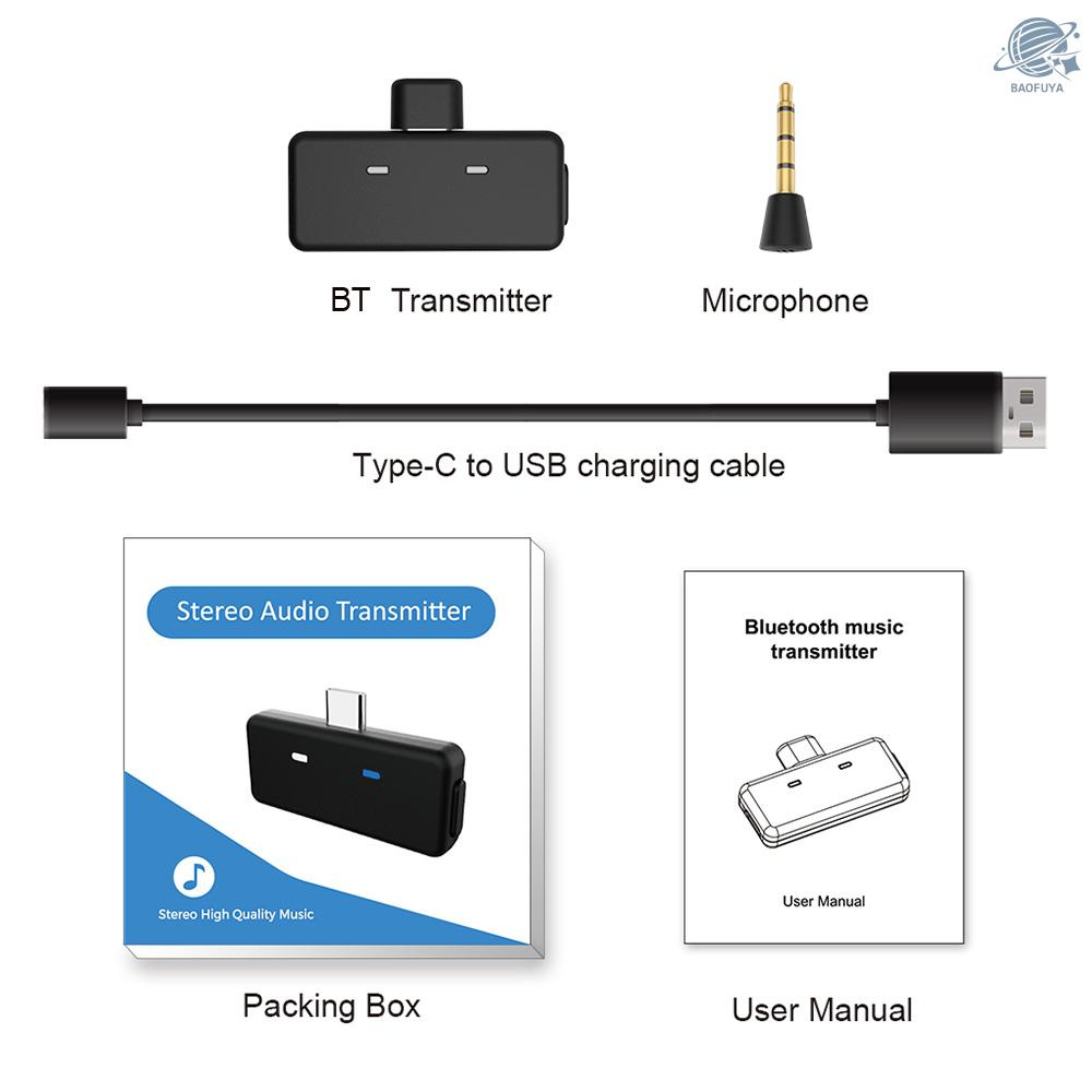 Bộ Chuyển Đổi Âm Thanh Bluetooth 5.0 Aptx Cho Nintendo Switch Ps4 Tv Pc Usb / Type-C