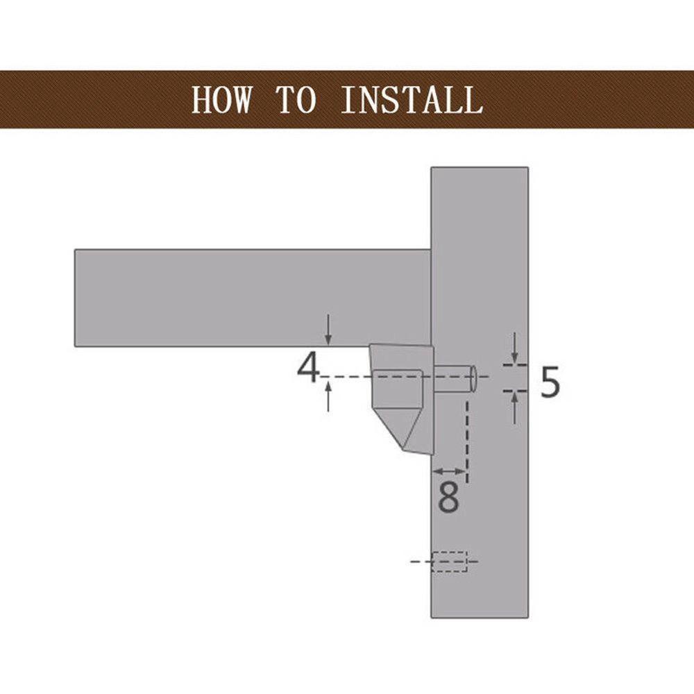 Giá Đỡ Cố Định Kệ Tủ Bằng Nhựa Gọn Nhẹ Kèm Chốt Kim Loại Tiện Dụng