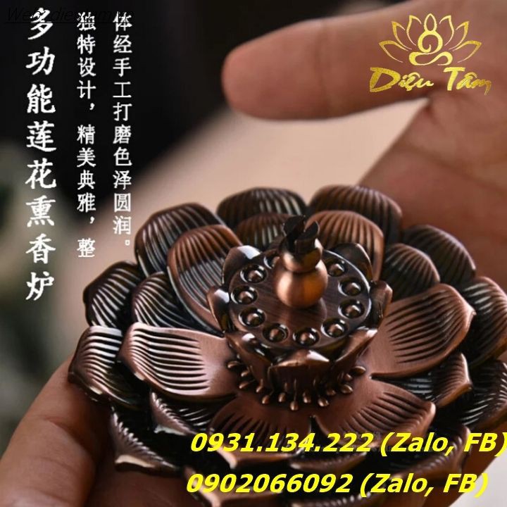 Đế cắm hương, nhang, lư xông trầm lò đốt đa năng tiện dụng 4 chức năng