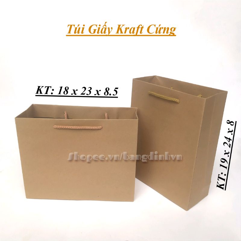 50C TÚI GIẤY KRAFT XI MĂNG - TÚI ĐỰNG QUÀ - TÚI QUÀ TẶNG