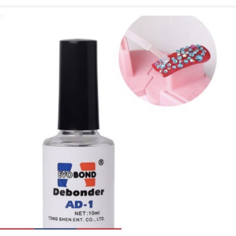 Nước sáng đá nail tháo móng AD, tháo đá nail