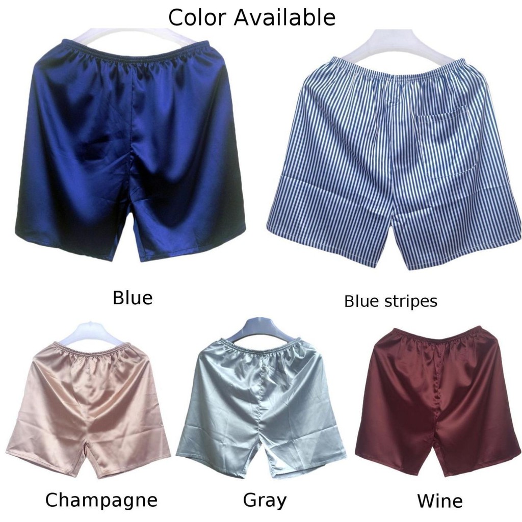 KOKO🌻Quần đùi rộng bằng lụa mặc ngủ cho nam | BigBuy360 - bigbuy360.vn