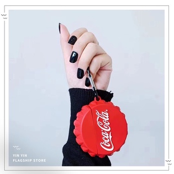 Vỏ Bảo Vệ Hộp Sạc Tai Nghe compatible AirPods3 Pro Apple compatible AirPods3 Pro Hình Nắp Chai Coca-Cola Năm 2021 Bằng TPU