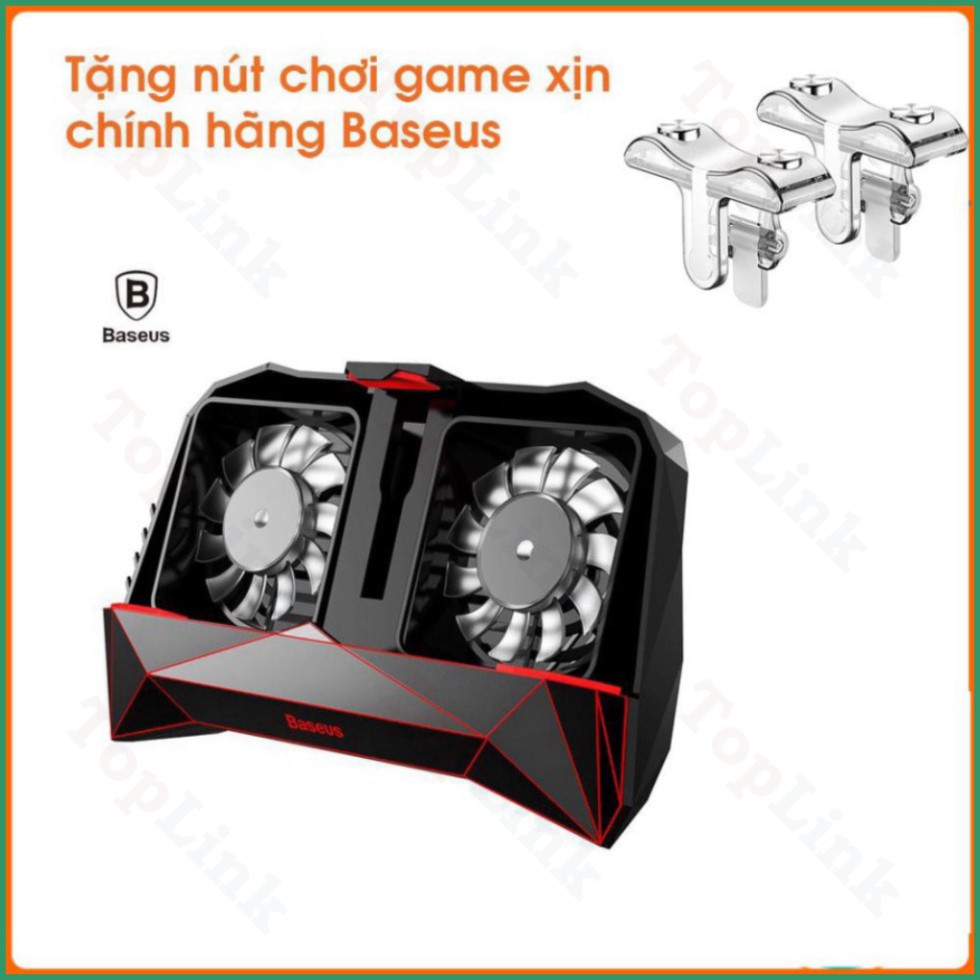 [TopLink] Tay Cầm Game Thương Hiệu Baseus Có Quạt Tản Nhiệt Hiệu Ứng Ánh Sáng Đẹp Mắt Kiêm Sạc Dự Phòng 2000mah Cho Smar