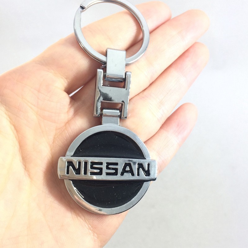 1 Móc Khóa Kim Loại Hình Logo Xe Hơi Nissan