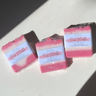 Xà Phòng/ Xà Bông rửa tay - Artisan Soap - "Pink Marble " - "Đá hoa Hồng" - Không mùi cho da nhạy cảm - Unscented