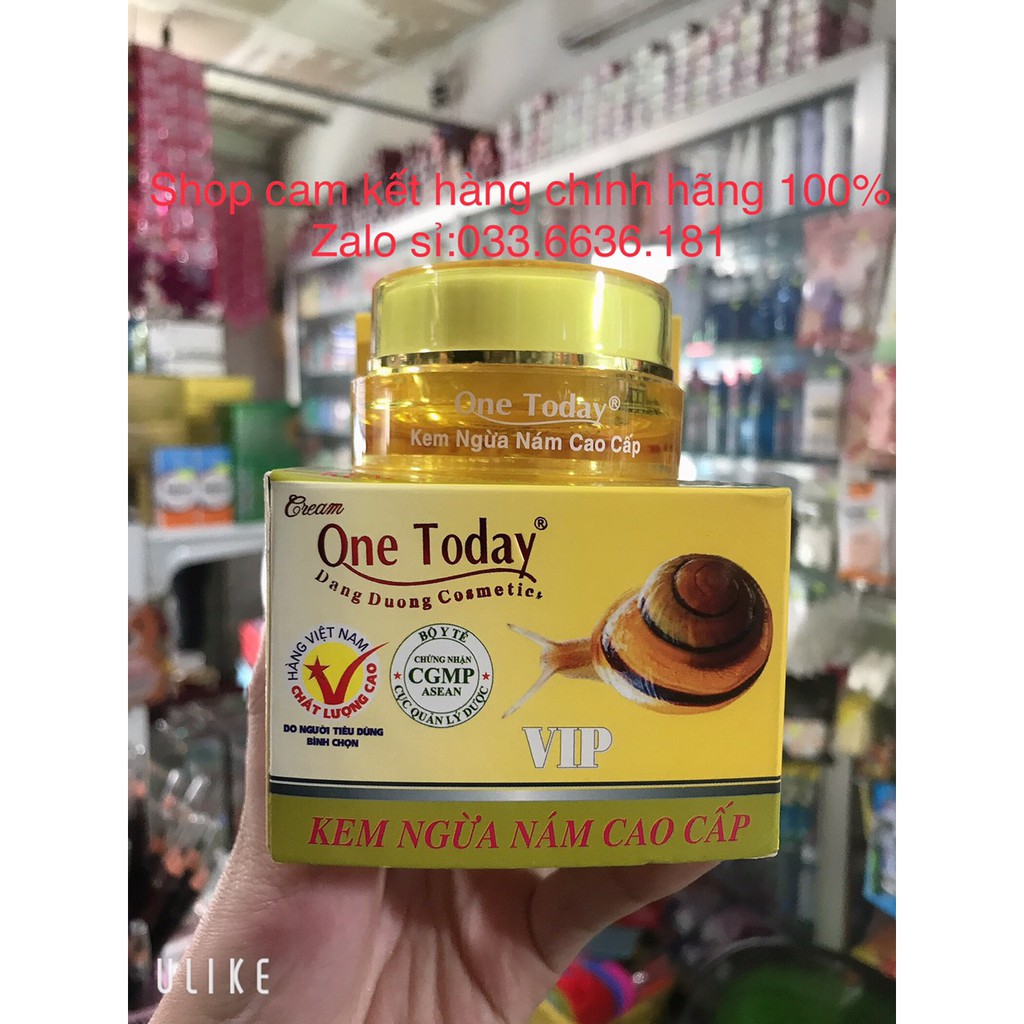 [ chuẩn hàng 100%] kem ốc sên one today trắng da nám  cao cấp 15g