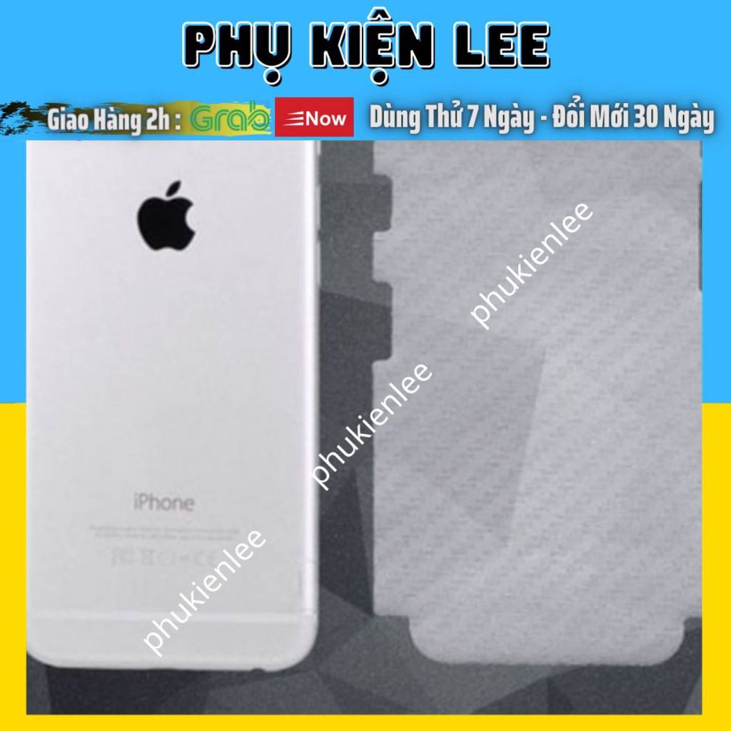 Miếng Dán full Lưng + viền cacbon cho iPhone