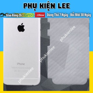 Miếng Dán full Lưng + viền cacbon cho iPhone