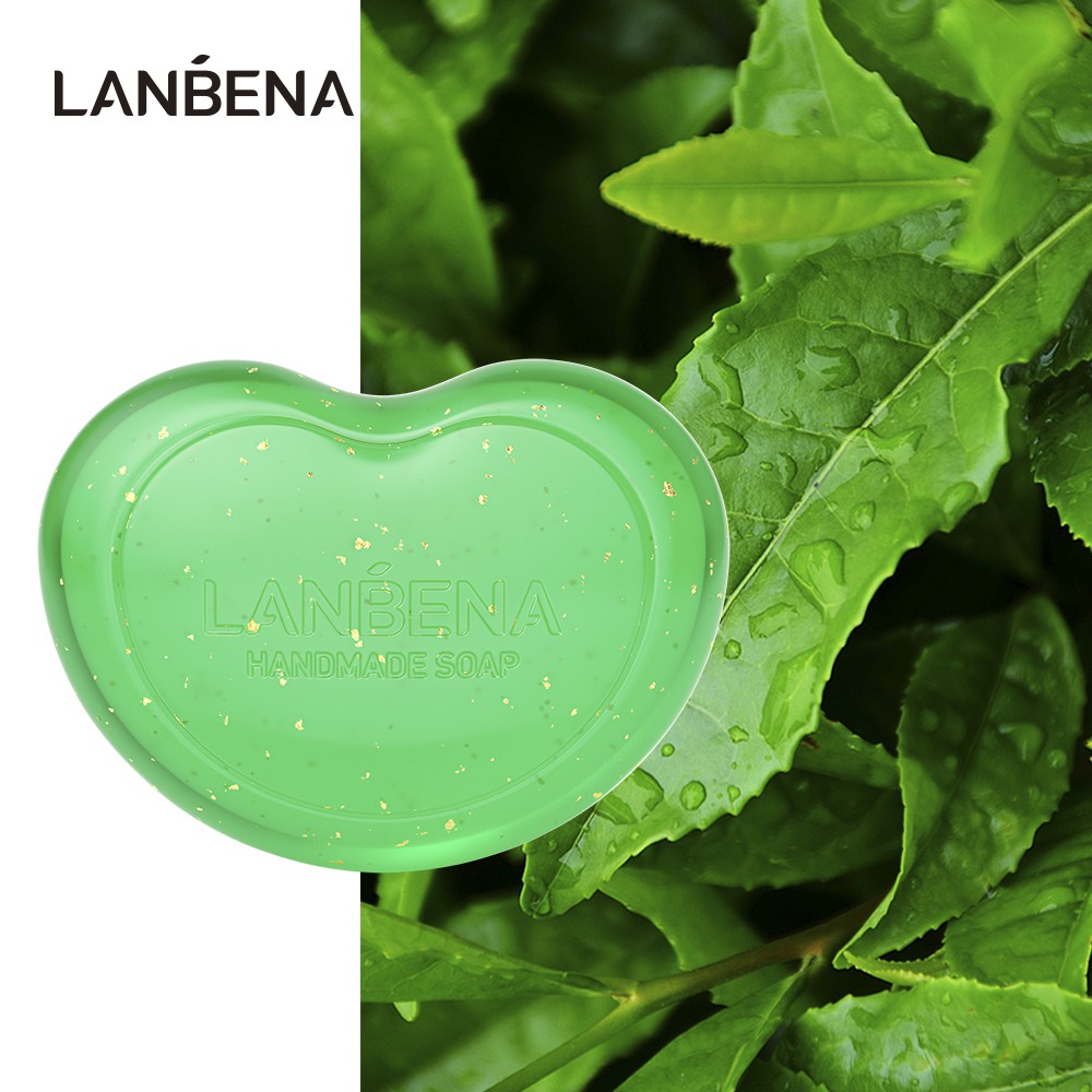 Xà phòng thủ công Lanbena chứa tinh chất trà xanh 100g