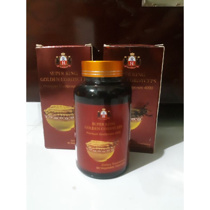 Siêu Đông Trùng Hạ Thảo SUPER KING GOLDEN CORDYCEPS Premium Cordyceps 4000