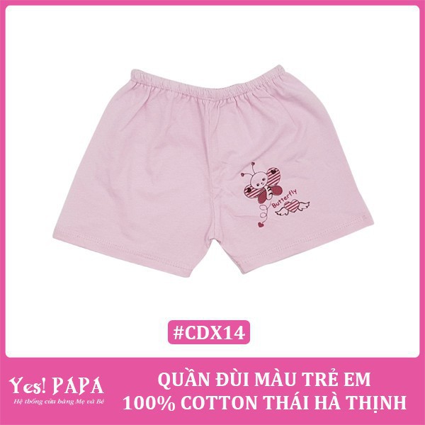 Quần đùi màu trẻ em 100% cotton Thái Hà Thịnh