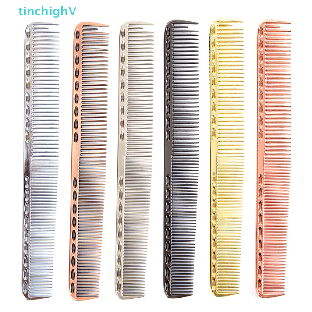 Lược Kim Loại Nhôm Tạo Kiểu Tóc Chống Tĩnh Điện 1 Cái
