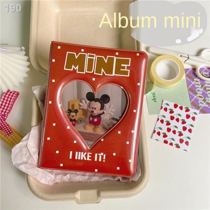 in gió Hàn Quốc retro mini album tình yêu 3 inch Polaroid trang bên trong thẻ lưu trữ suốt cô gái ngôi sao