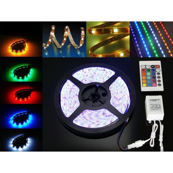 LED DÂY DÁN 5050 RGB 12V (5m), LED DÁN TRANG TRÍ NỘI THẤT