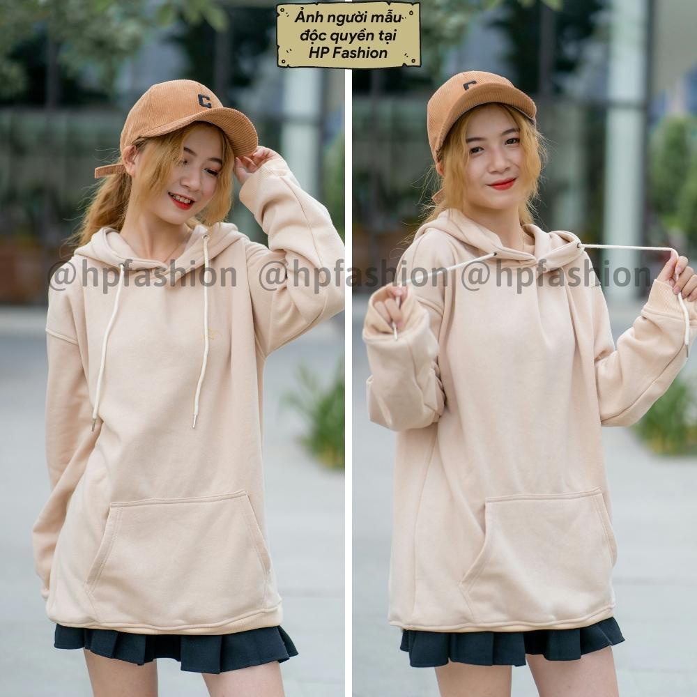 Áo Hoodie basic ❤️ Áo khoác nỉ trơn cotton 100% 2 lớp cao cấp, form rộng unisex nam nữ | WebRaoVat - webraovat.net.vn