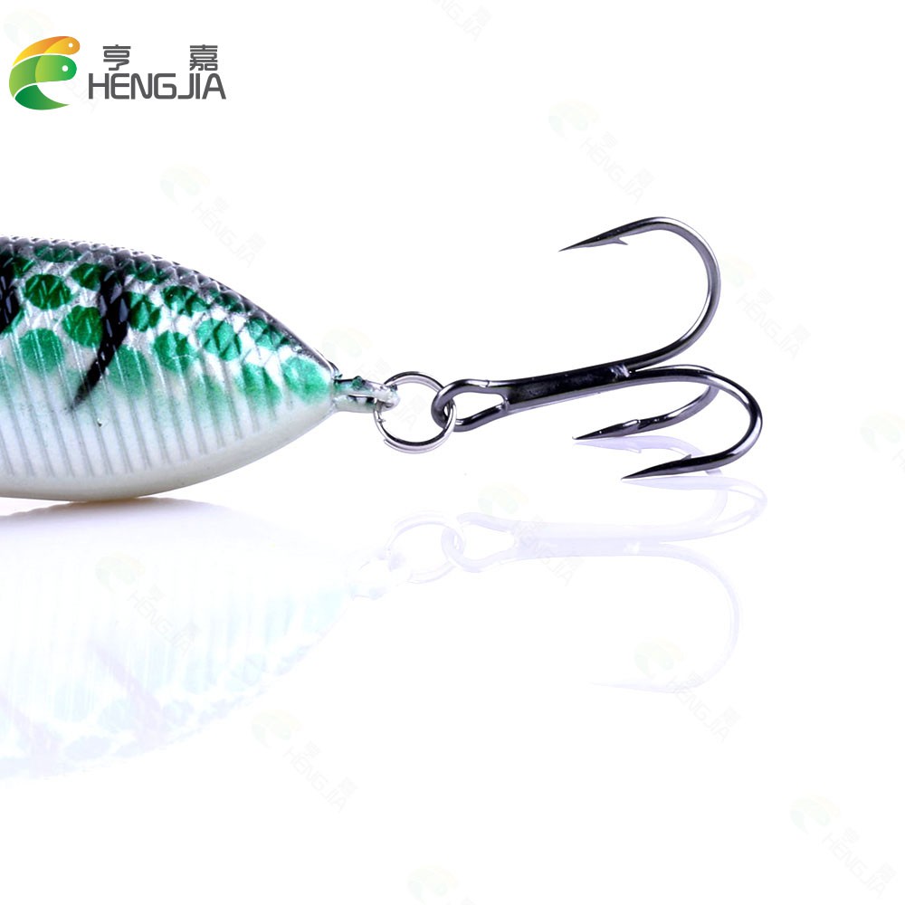 HENGJIA nhựa Topwater popper Fishing Lure Hengjia nước ngọt Tackle 9.5cm/18g