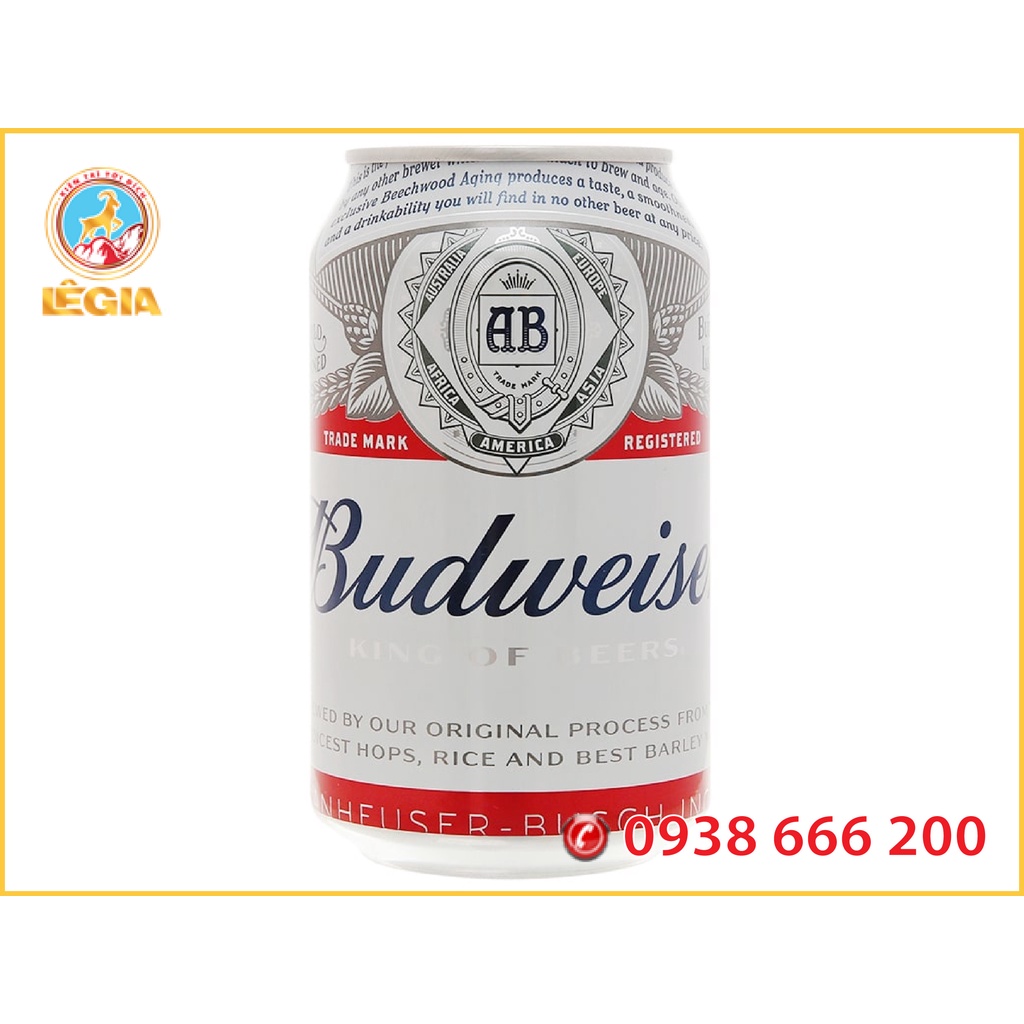 Bia Mỹ Budweiser thùng 24 lon 330ml