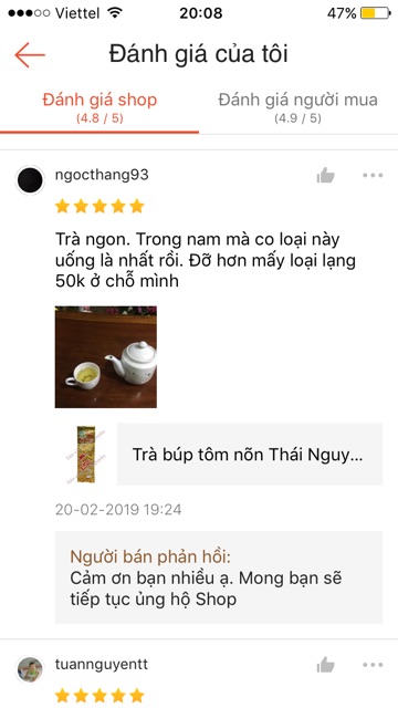 Trà Đinh tân cương- thái nguyên gói 100g