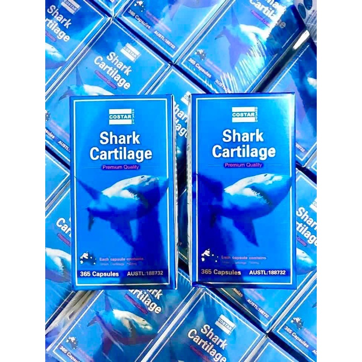 Viên uống sụn vi cá mập Costar Shark Cartilage Lọ 365 viên 750mg - EDS Hàng Mỹ tăng cường miễn dịch