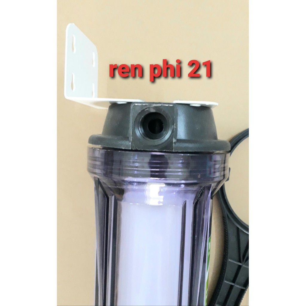 Bộ lọc nước sinh hoạt ly đơn 10 inch tím trong locnuoconline | BigBuy360 - bigbuy360.vn