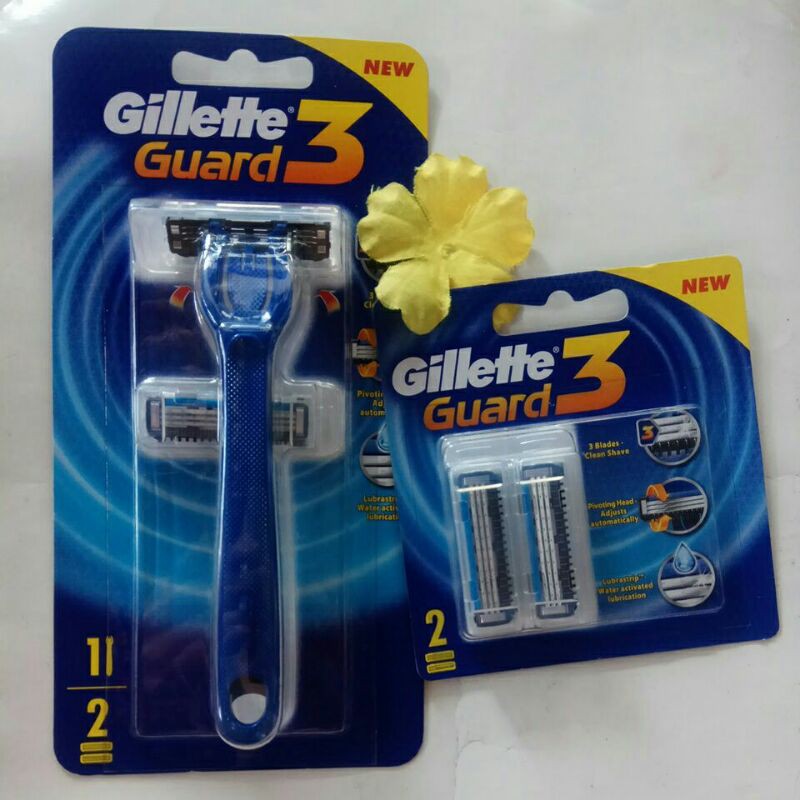 Cán cạo râu Gillette Guard 3 , không có vỉ lưỡi nha .