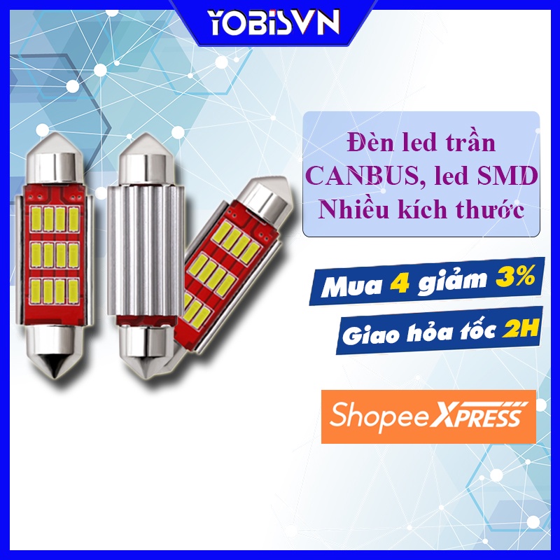Đèn trần xe C5W chất lượng cao cho xe hơi kích thước 31 36 39 41mm tùy chọn