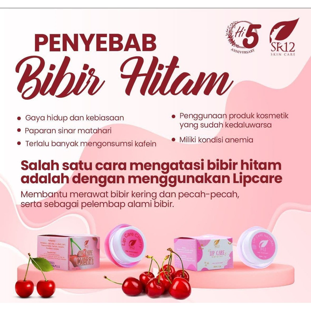 (Hàng Mới Về) Son Dưỡng Môi Chiết Xuất Quả Anh Đào Tự Nhiên Chống Khô Môi 5gr Sr12 | BigBuy360 - bigbuy360.vn