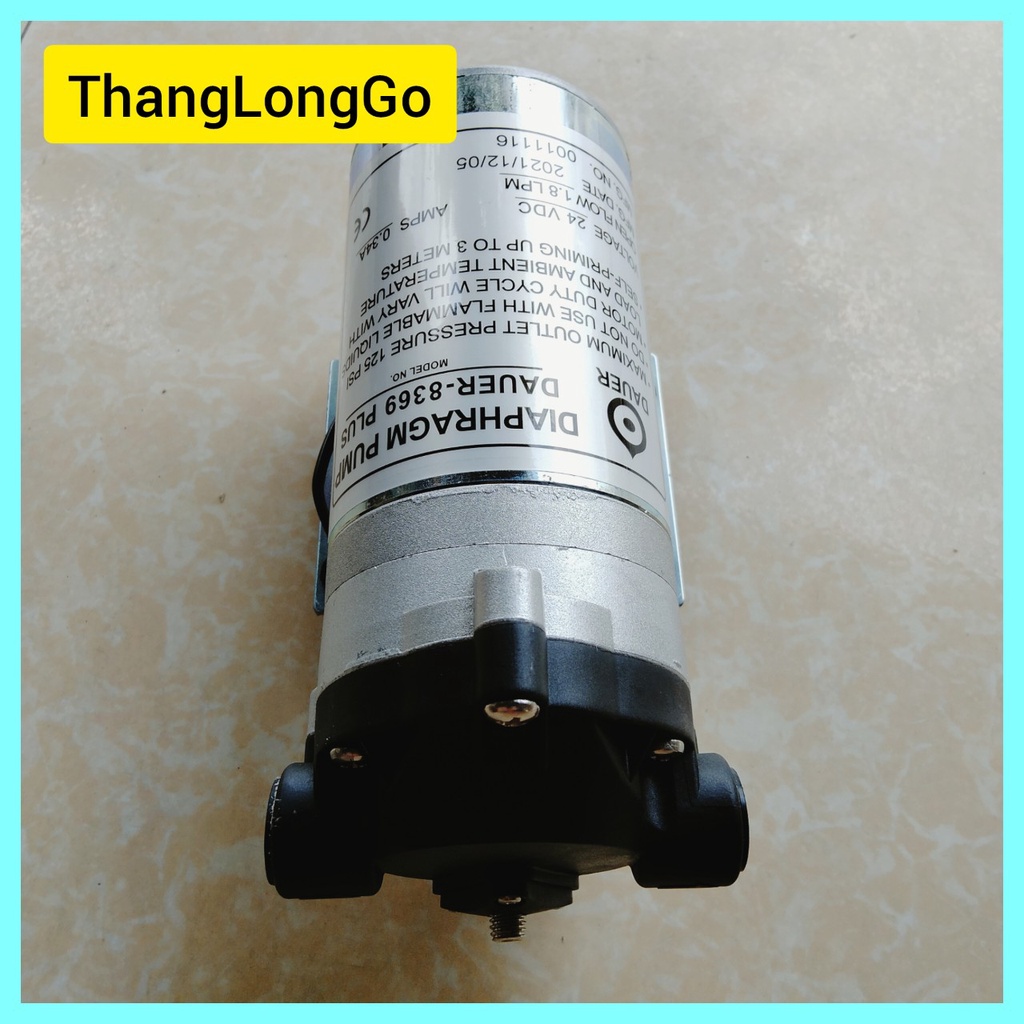 Bơm tăng áp 24v Grand Forest GFP50 hoặc Model DAUER 8369 PLUS, Hút đẩy siêu khỏe dành cho máy lọc nước RO
