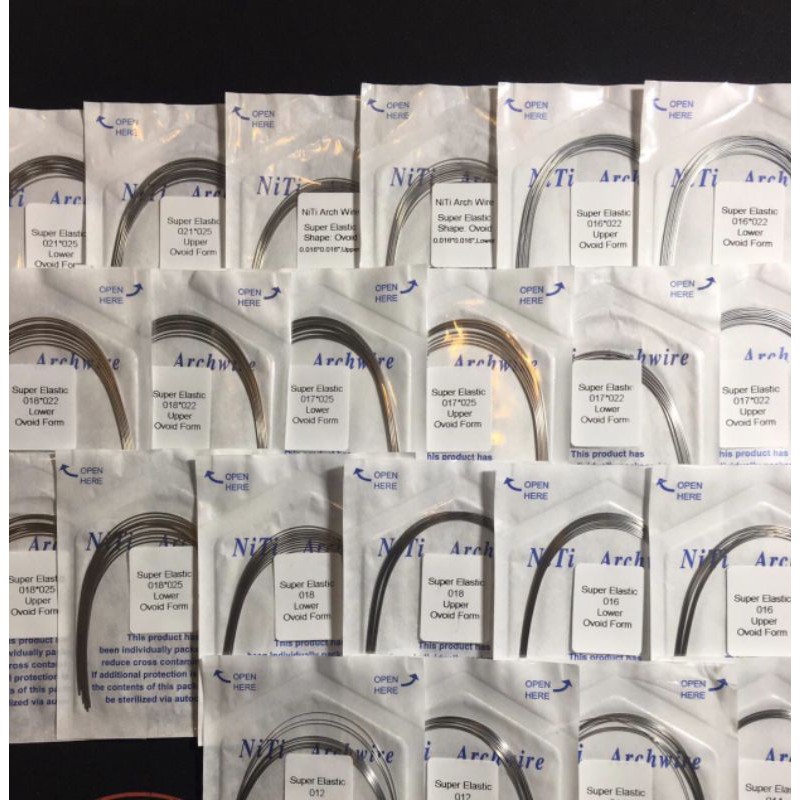 Dây cung Niti vuông chỉnh nha niềng răng dental