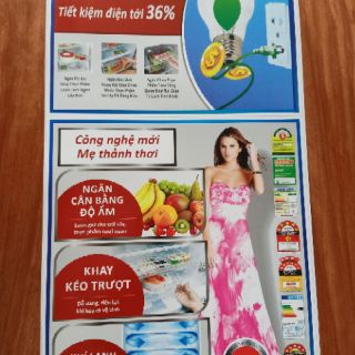 Tem dán tủ lạnh LG
