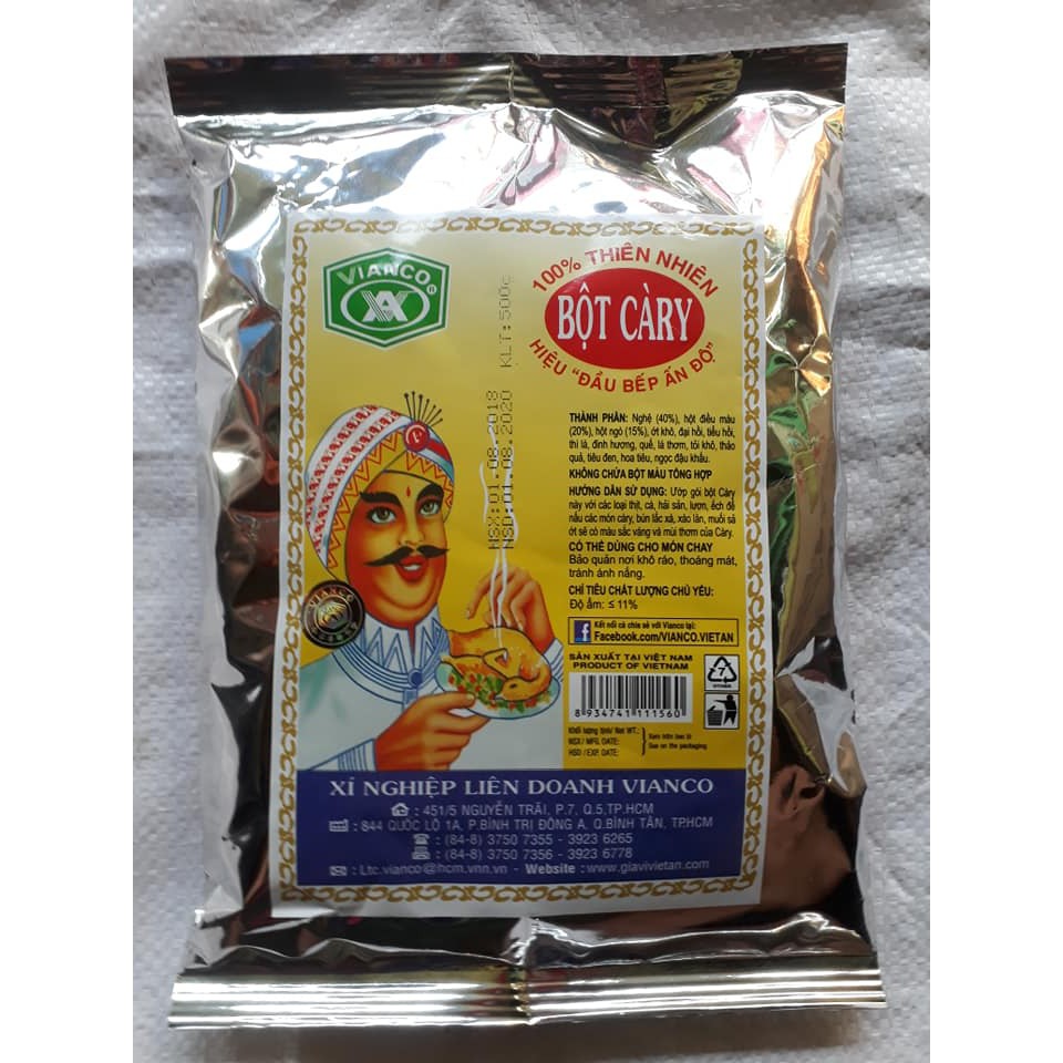 Bột Cà Ri Việt Ấn Vinaco 500gr