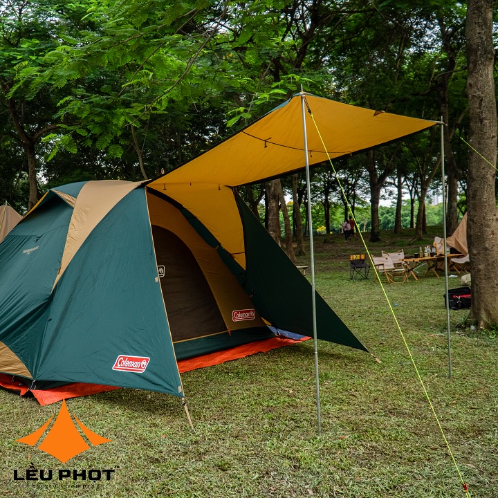 Lều Cắm Trại Gia Đình 6 Người 2 Lớp COLEMAN TOUGH WIDE DOME 300/IV Cao Cấp