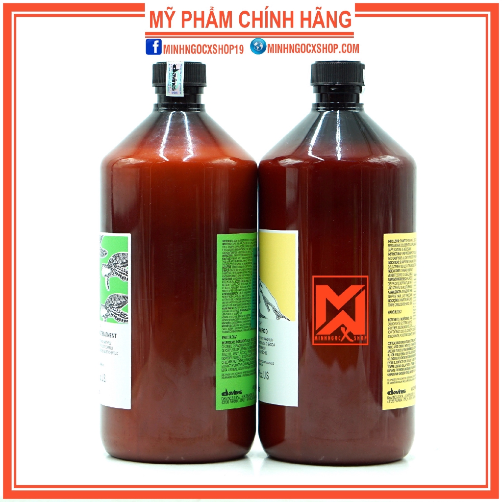 Dầu gội xả chống gàu DAVINES 1000ml chính hãng