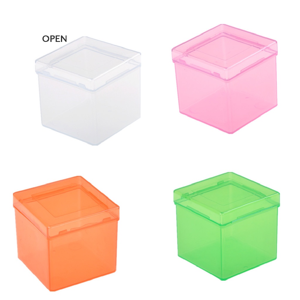 Op 3x3x3 3 Hộp Nhựa Trong Suốt Đựng Đồ Chơi Tiết Kiệm Ma Thuật Bên Ngoài my