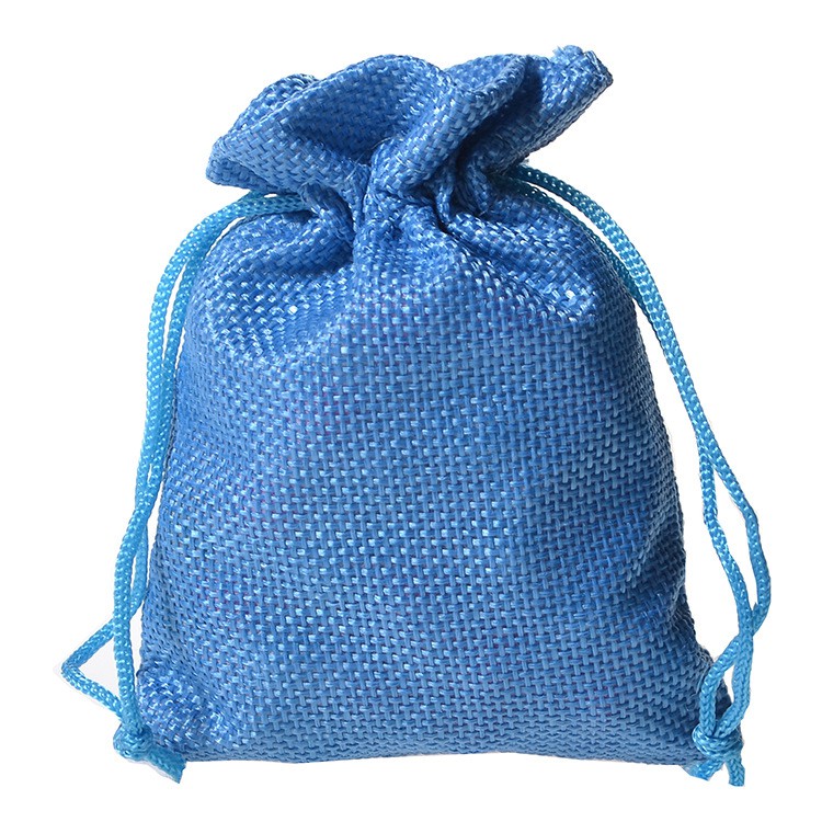 Túi vải bố dây rút vải bố thô size nhỏ 7x9cm đựng phụ kiện trang sức - mouse live rice