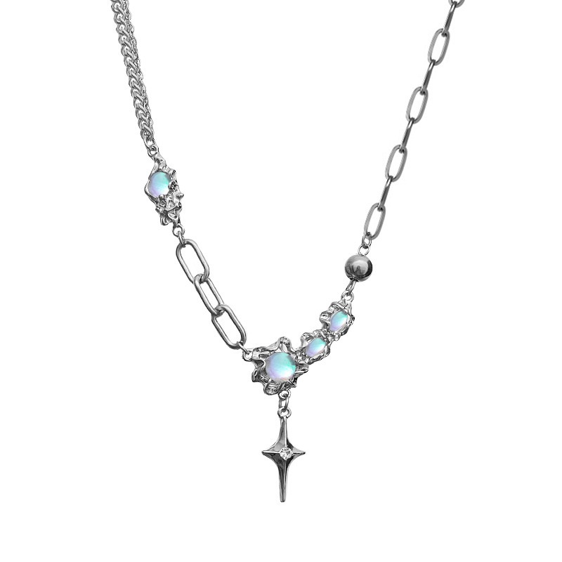 Vòng cổ Mặt Hình Ngôi Sao/Mặt Trăng Thời Trang Mới Cho Nữ