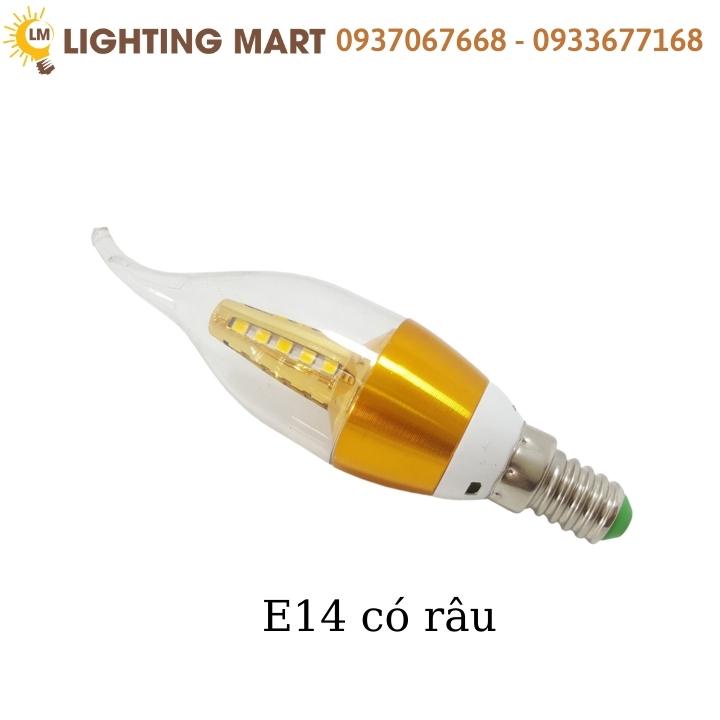 Đèn Led nến E27 E14 sử dụng trang trí, sử dụng cho đèn chùm, đèn thả, đèn tường trang trí
