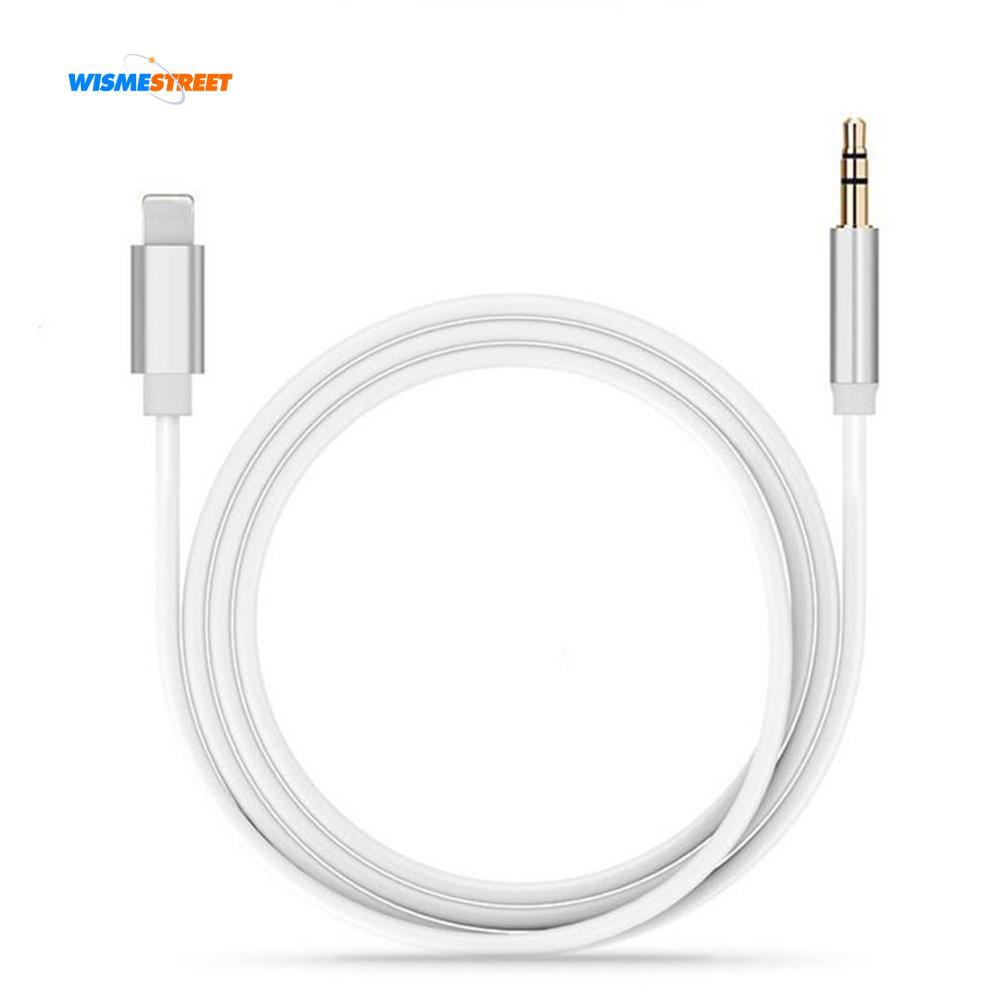 Cáp AUX nối với loa xe hơi tốc độ cao 8pin jack 3.5mm dành cho iPhone X/XR/7/8