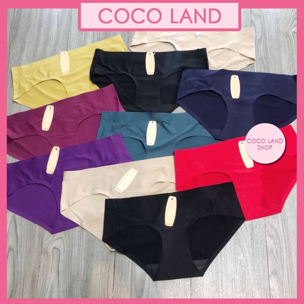 Quần Lót Đúc Su Không Đường May (38-68kg) không để lại vết hằn trên vòng 3 Chất liệu mỏng nhẹ, thoáng mát, mềm mịn