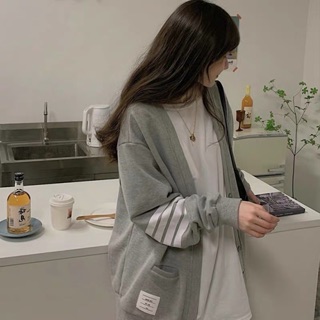 Áo cardigan 3 sọc