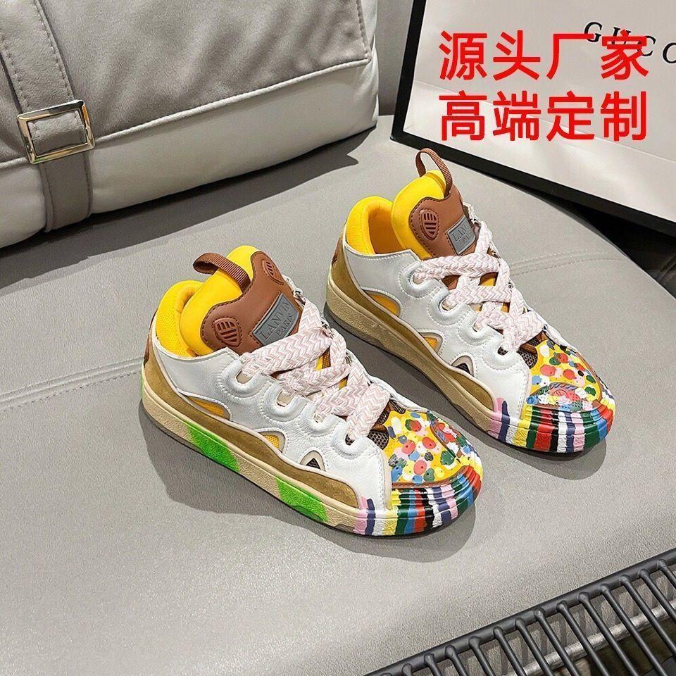 Giày Thể Thao Họa Tiết graffiti Phối Màu Sắc Bắt Mắt Thời Trang Mùa Xuân Cho Nữ s 2022